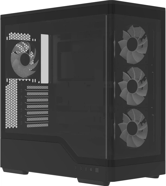 Obudowa AeroCool P500A-BK-v1 Black (ACCM-PN08143.11) - obraz 1