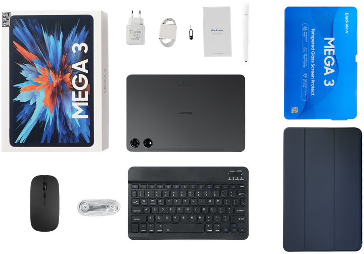 Tablet Blackview Mega 3 SET LTE 12.1" 12/256GB Space Grey (MEGA 3_SG) - obraz 9