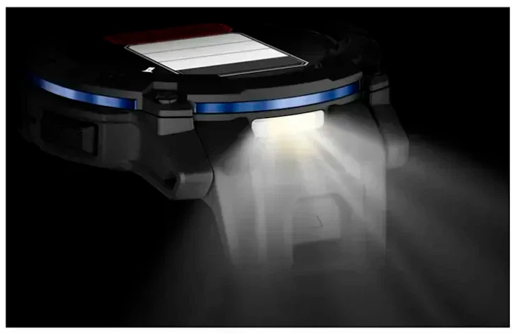 Smartwatch Garmin Instinct 3 50mm AMOLED Black with Bolt Blue Accents (010-03020-03) - obraz 6