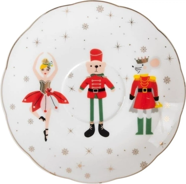 Чайник для заварювання чаю Homla Licola із чашкою та блюдцем порцеляновий 200 мл (5906496719066) - зображення 3