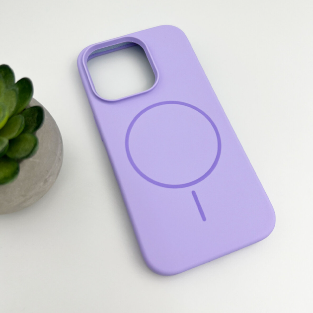 Защитный чехол-накладка Cosmic Silicone Case Magnetic для Apple iPhone 14 Pro Max Elegant Purple (SilMag14PM-47) - изображение 3