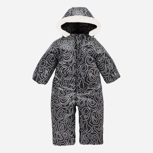 Дитячий зимовий суцільний комбінезон Pinokio Winter Warm Overall 86 см Чорний (5901033309397) - зображення 1