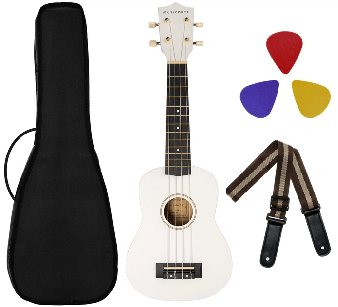 Ukulele MusicMate U-04 WhiteHarmony Biały - obraz 1