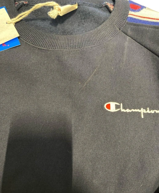 Bluza bez kaptura męska Champion 213734-BS501 XXL Granatowa (8056426580826) (955555900550169) - Outlet - obraz 2