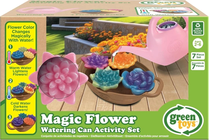 Zestaw do zabawy z wodą Green Toys zmieniający kolor Różowy 3000064 (0816409018511) - obraz 1