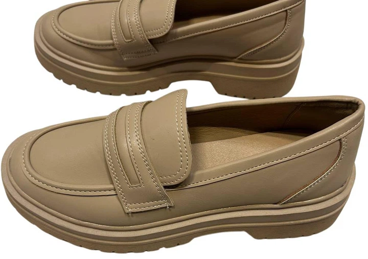 Loafersy damskie Cropp 6213M-80X 38 24.7 cm Beżowe (5904620384302) (955555902383940) - Outlet - obraz 2