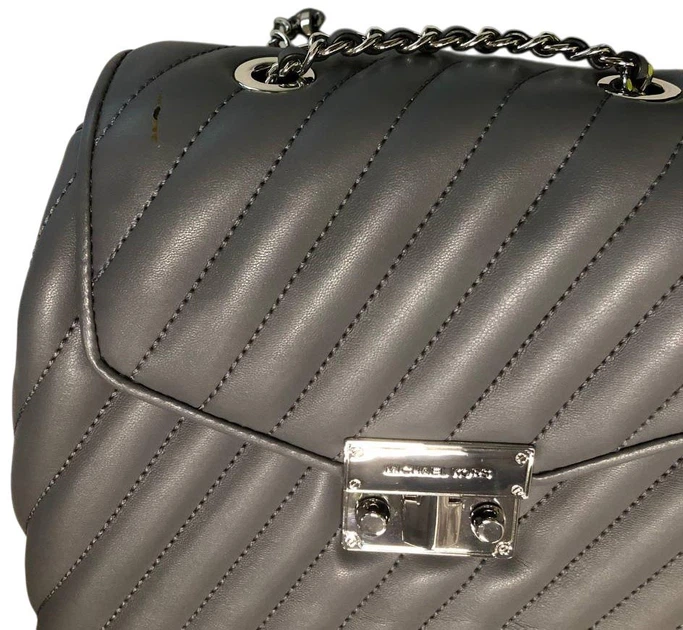 Рюкзак жіночий шкіряний Michael Kors 35F1SX0B6U Темно-сірий (194900676158) (955555900736180) - Уцінка - зображення 2