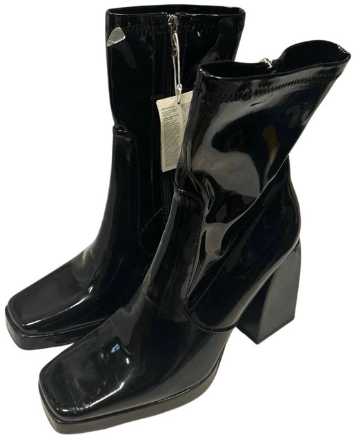 Botki damskie na słupku Cropp 6551N-99X 41 26.7 cm Czarne (5904841366828) (955555902351053) - Outlet - obraz 4