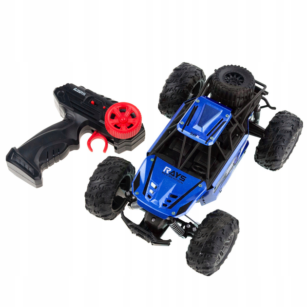 Машинка на пульте управления Big Monster Truck синего цвета (9040-2F) - изображение 7