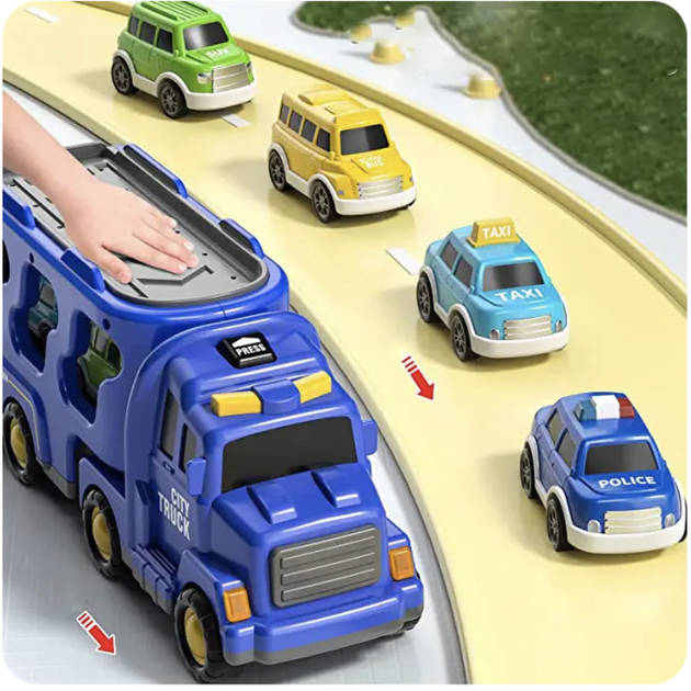 Розвиваючий набір 5 в 1 TEMI K600-29 музичний трак з машинками (399533952) - зображення 2