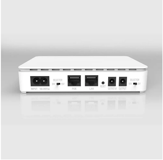 Бесперебойник для роутера 15600 mAh 35W ИБП повербанк компактный для медиаконвертера павербанк wi fi роутеров 5v 9v 12 вольт mini ups M1550 с аккумулятором источник бесперебойного питания вай фай power bank повербанки бесперебойники - изображение 6