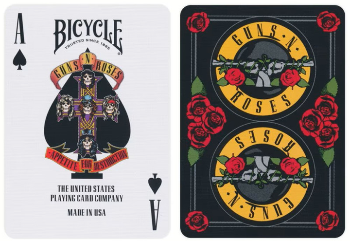 Karty do gry Bicycle GUNS N' ROSES klasyczne (73854098691) - obraz 2