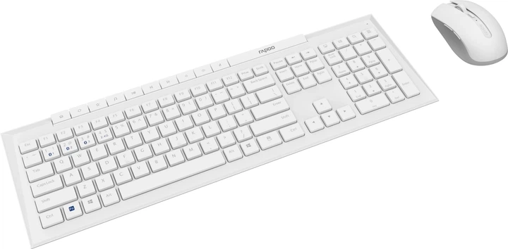 Комплект бездротовий Rapoo 8210M Wireless/Bluetooth White - изображение 3