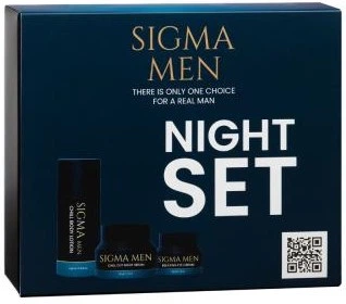 Набір для догляду Sigma Night бальзам для тіла 100 мл + нічна сироватка 50 мл + крем для повік 30 мл (5906770232076) - зображення 1