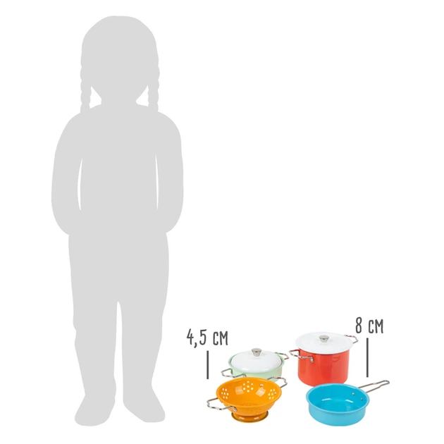 Zestaw naczyń Small Foot dla dzieci 8 elementów 5410746 (4020972117519) - obraz 7