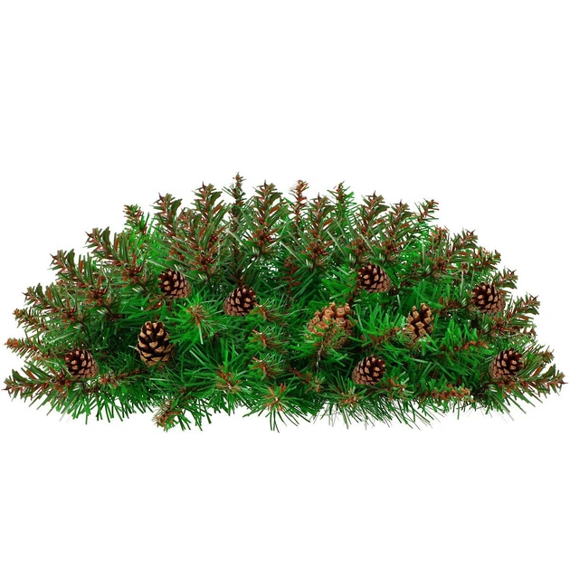 Святковий вінок Springos на двері з шишками 45 см (5907719492223) - зображення 3