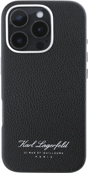 Панель Karl Lagerfeld Hotel RSG для iPhone 16 Pro Black (3666339294274) - зображення 3