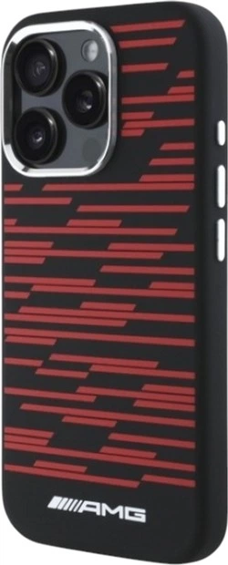 Панель AMG Silicone Graphics MagSafe для Apple iPhone 16 Pro Max Black (AMHMP16X24SSRRK) - зображення 2