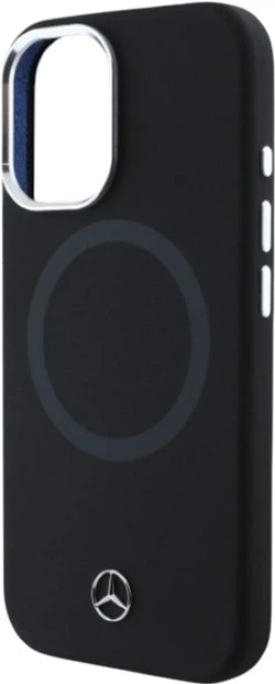 Etui Mercedes-Benz Silicone Tonal Logo MagSafe do Apple iPhone 16 Black (MEHMP16S23SUTTK) - obraz 6