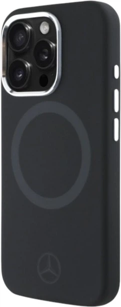 Etui Mercedes-Benz Silicone Tonal Logo MagSafe do Apple iPhone 16 Pro Max Black (MEHMP16X23SUTTK) - obraz 2