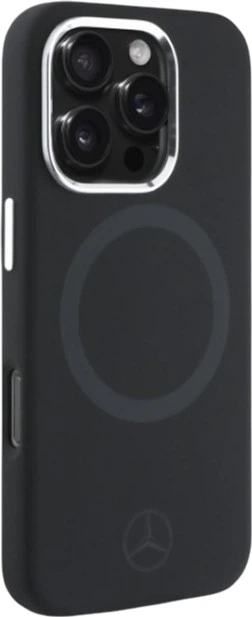 Etui Mercedes-Benz Silicone Tonal Logo MagSafe do Apple iPhone 16 Pro Max Black (MEHMP16X23SUTTK) - obraz 4