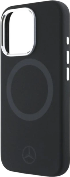 Etui Mercedes-Benz Silicone Tonal Logo MagSafe do Apple iPhone 16 Pro Black (MEHMP16L23SUTTK) - obraz 6