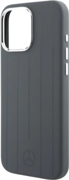 Etui Mercedes-Benz Silicone Vertical Tonal Stripes MagSafe do Apple iPhone 16 Pro Max Grey (MEHMP16X23SUVSA) - obraz 6