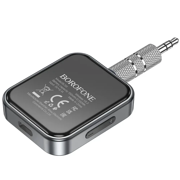 Bluetooth аудіо приймач BOROFONE BC55 BT5.4, AUX, Type-C, вбудований АКБ - зображення 4