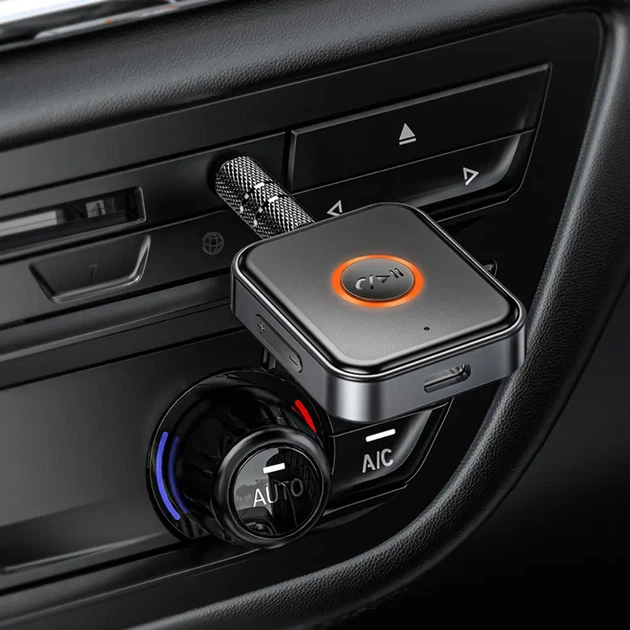 Bluetooth аудіо приймач BOROFONE BC55 BT5.4, AUX, Type-C, вбудований АКБ - зображення 8