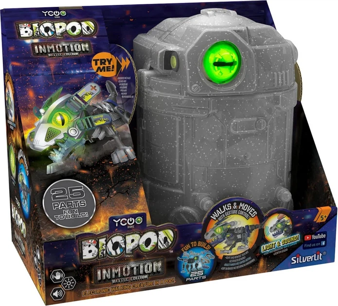 Zabawka interaktywna Silverlit Biopod Bitwa Dino InMotion SL54318 (4891813543183) - obraz 1