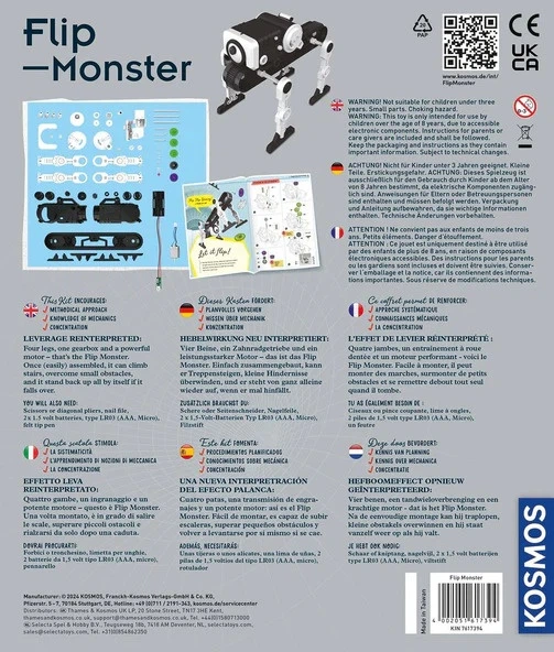 Zestaw elektroniki Kosmos Potwór Flip (KM617394) - obraz 2