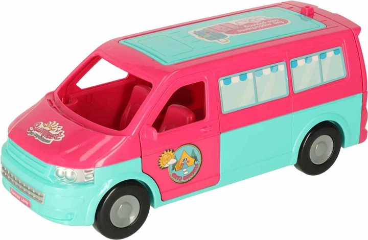 Składany kamper dla lalki z basenem i akcesoriami Pin Ming Toys Samochód dla lalek (5903039767690) - obraz 5