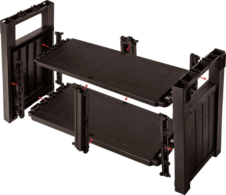 Стіл-буфет садовий для барбекю Keter Unity XL 134 x 88 см (230409) - зображення 5