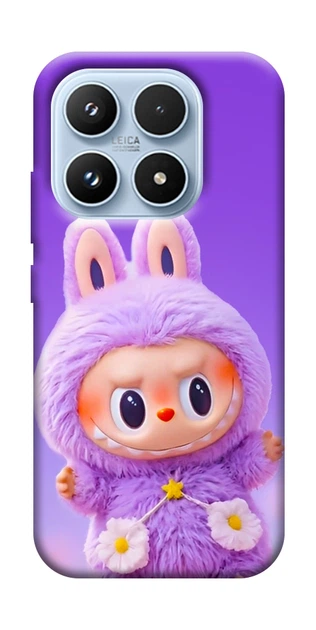 Чехол Labubu purple для Xiaomi 17 - Фото 1 Чехол Labubu purple для Xiaomi 17 - изображение 1