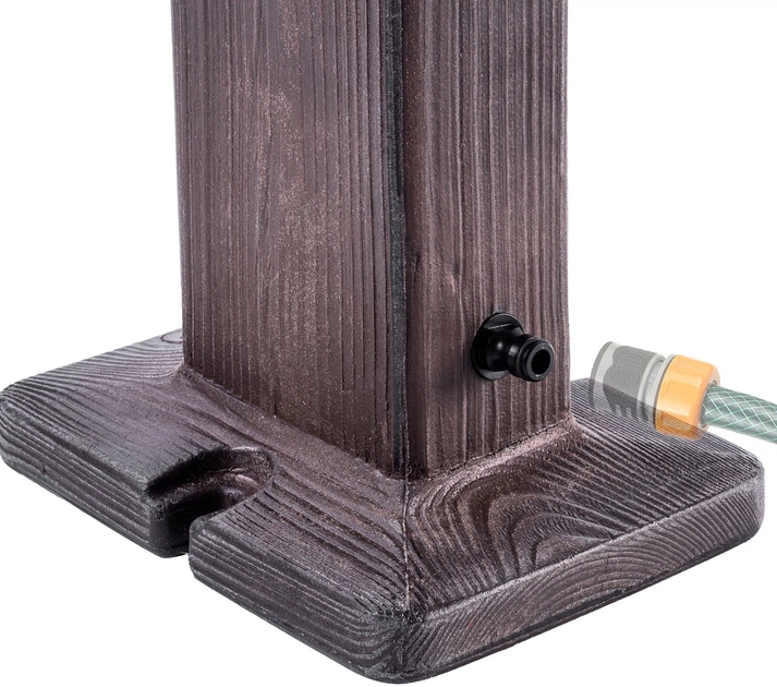 Słupek ogrodowy z kranem Kadax Torres Brązowy (K10742) - obraz 4