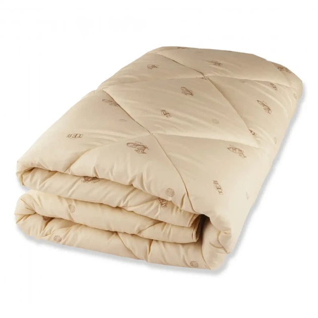 Ковдра для сну півтораспальна 140×210 см ТМ ТЕП Dream Wool зимова, овеча шерсть, мікрофібра, 350 г/м² (1-02556_00000) - Фото 3 Ковдра для сну півтораспальна 140×210 см ТМ ТЕП Dream Wool зимова, овеча шерсть, мікрофібра, 350 г/м² (1-02556_00000) - зображення 3