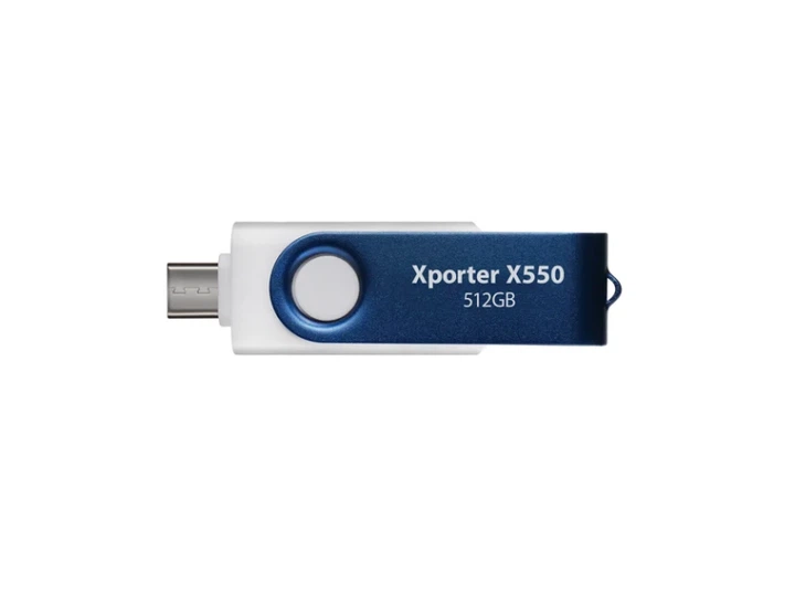 USB флеш накопичувач Patriot USB 3.2 Gen 1 Xporter X550 512GB Type-A+C - изображение 2
