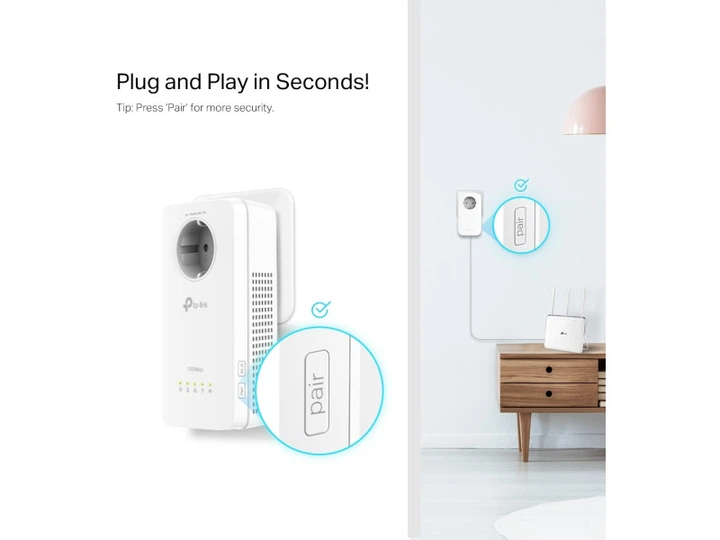 Powerline-адаптер TP-LINK TL-WPA8631P KIT - изображение 6