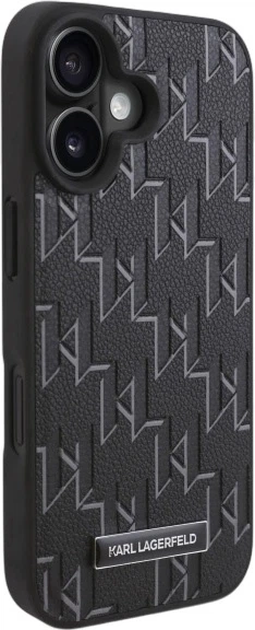Панель Karl Lagerfeld Hot Stamp MagSafe для iPhone 16 Plus Black (3666339318536) - зображення 4