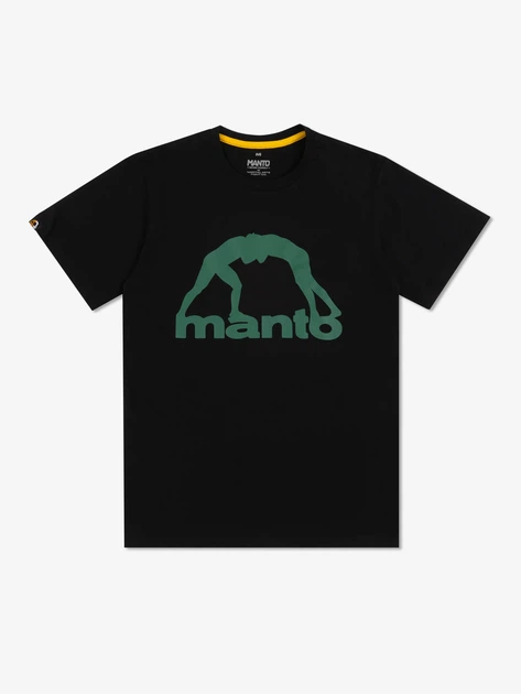 Футболка MANTO t-shirt VIBE 25 black-green L - Фото 1 Футболка MANTO t-shirt VIBE 25 black-green L - изображение 1