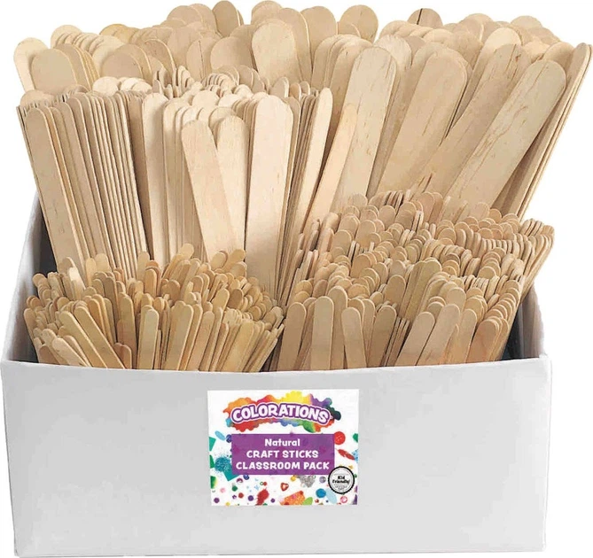 Zestaw patyczków kreatywnych Colorations w 4 rozmiarach 1200 szt. (5710903615281) - obraz 1