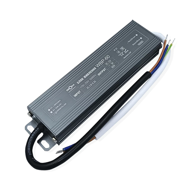 Блок питания герметичный 60W 12V 5A IP67 Biom Professional WBP-60-12 - изображение 5