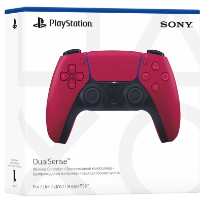Геймпад Sony Playstation DualSense Bluetooth PS5 Cosmic Red (1000050249) - Фото 6 Геймпад Sony Playstation DualSense Bluetooth PS5 Cosmic Red (1000050249) - изображение 6