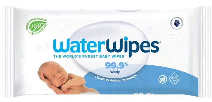 Набір дитячих вологих серветок WaterWipes Soapberry BIO для дітей 6 х 60 шт (5099514400227) - зображення 3