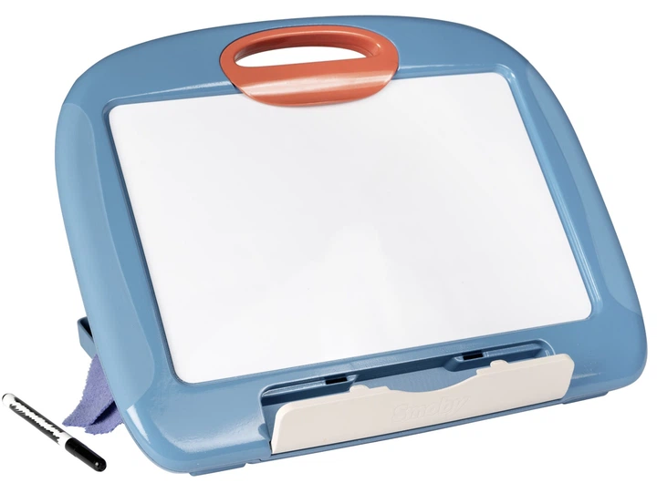 Mobilna tablica Smoby Toys do rysowania 27 x 43 x 31 cm Niebieska (410713) (3032164107131) - obraz 2
