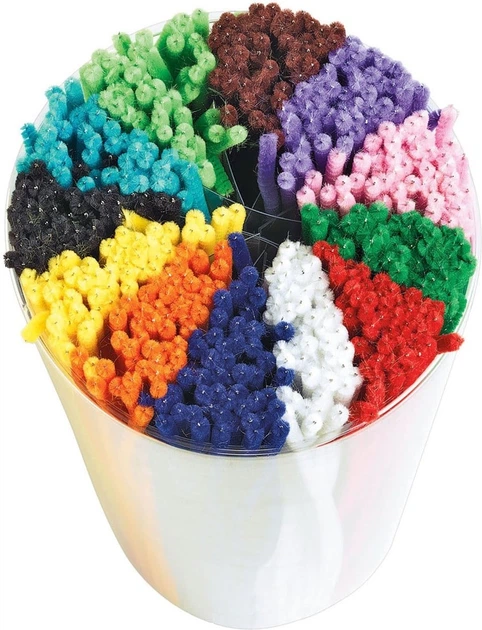 Zestaw drucików kreatywnych chenille Colorations 12 kolorów 600 szt. (5710903615410) - obraz 2