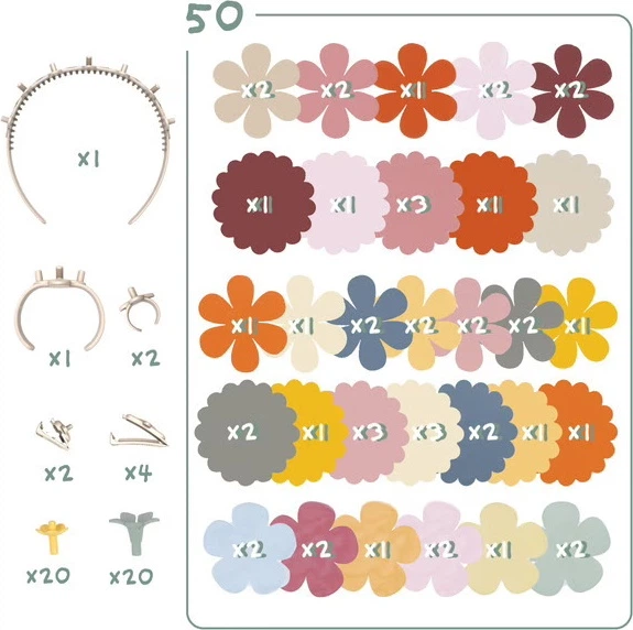 Набір для створення прикрас Smoby Прикраси з квітами (3032163504184) - зображення 3