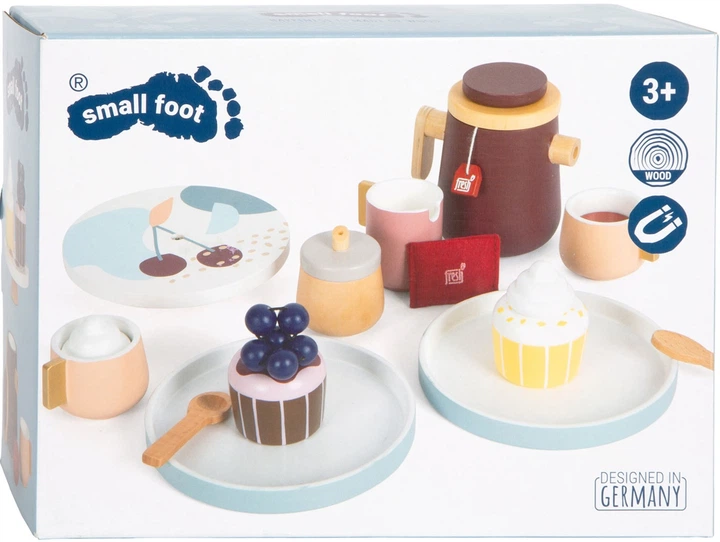 Zestaw do zabawy Small Foot do robienia kawy i herbaty 16 elementów 5410777 (4020972122933) - obraz 1