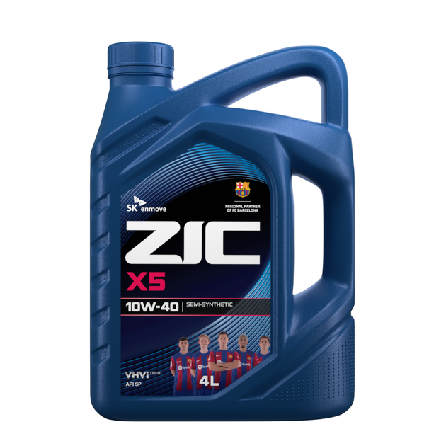 【blue sky様】SX6000、p102、エッセンスオイル Масло моторное полусинтетика ZIC X5 10W-40 (4л), API SP ( 162650