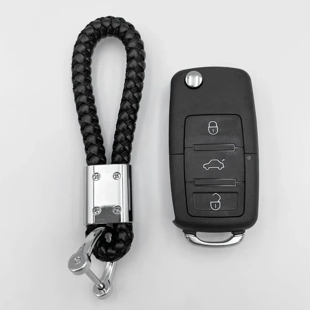 Брелок для ключей кожаный плетеный Land Rover - изображение 2